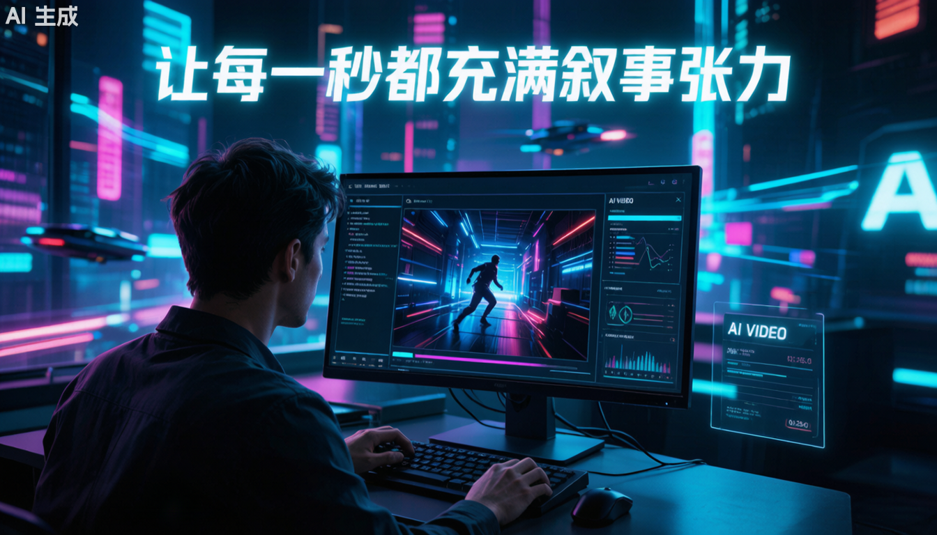 AI短剧制作工作室场景