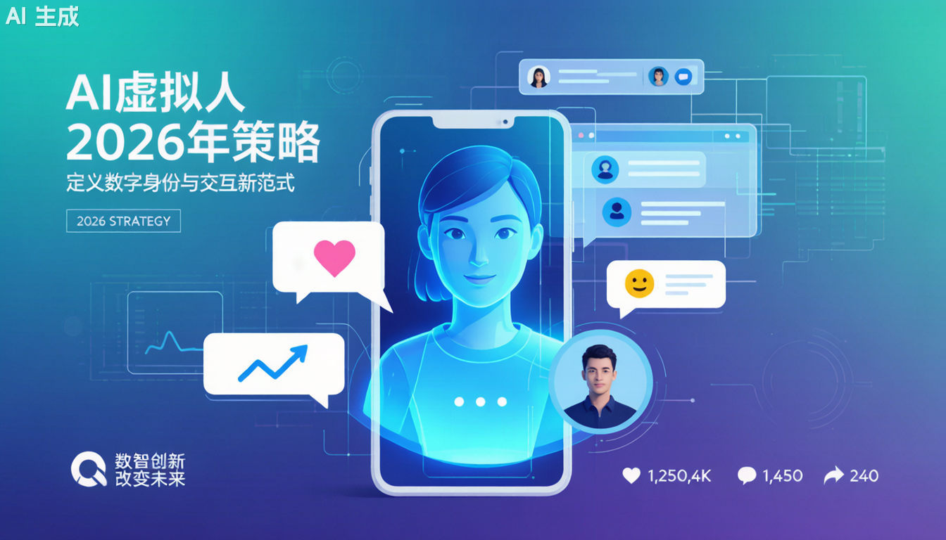 AI虛擬人設：2026年自媒體短視頻的核心生產力工具