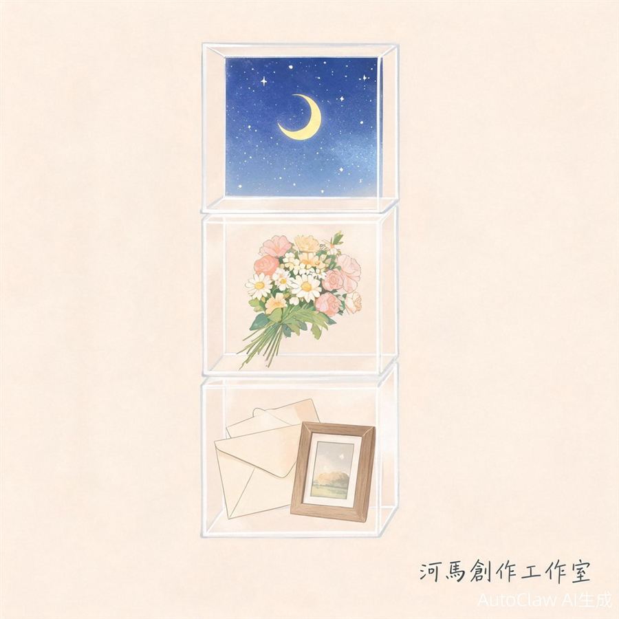 角色IP三層設計示意插畫