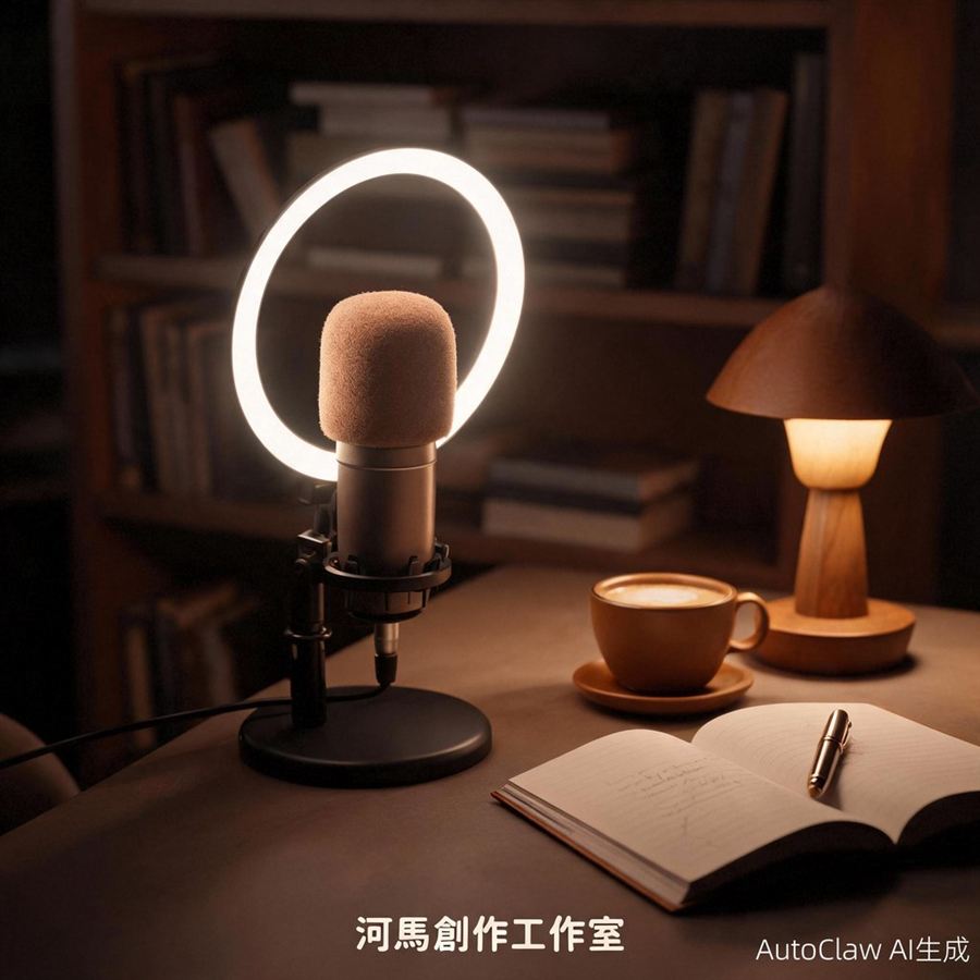 治癒系聲音工作室插畫